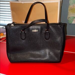 Kate Spade Black Leather Tote